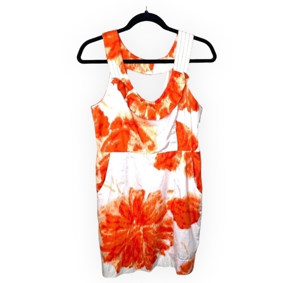 Anthropologie Dresses & Skirts - Anthropologie Moulinette Soeurs Orange Floral Blossom Dress